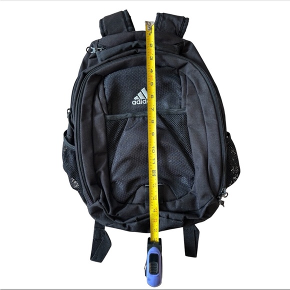 Adidas Classic Black Dillion Unisex Youth Adjustable Strap Backpack - Picture 9 of 9